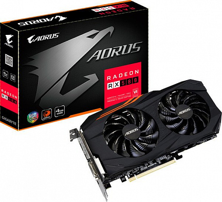 Видеокарта Gigabyte AORUS Radeon RX 580 4GB GDDR5 [GV-RX580AORUS-4GD]