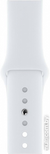Умные часы Apple Watch Series 5 40 мм (серебристый алюминий/белый спортивный)