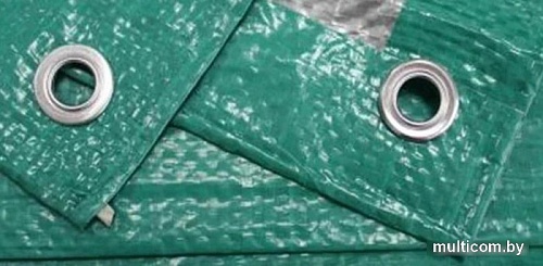 Тент GreenTerra Тарпаулин 3x6 (зеленый/серебристый)