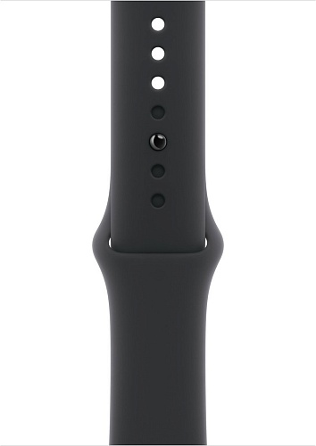 Умные часы Apple Watch Series 11 46 мм (алюминиевый корпус, космический серый/черный, спортивный силиконовый ремешок S/M)