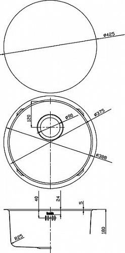 Кухонная мойка IDDIS Edifice EDI42P0i77
