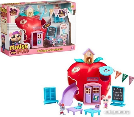 Кукольный домик Mouse in the House Школа Яблоко 41728