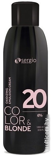 Sergio Professional Color&Blonde 20Vol 6% 1 л