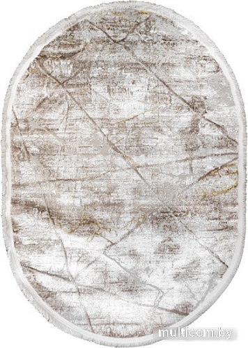 Прикроватный коврик Safyun Liparis LP374-CREAM-VIZON-OVAL (0.8x1.5)