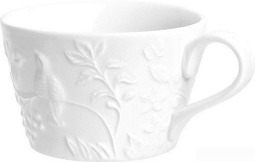 Чашка с блюдцем Elan Gallery Птички на ветке 540198