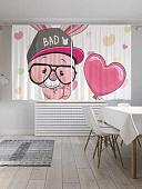 Комплект штор JoyArty Плохой зайчик Oxford DeLux 1.45x1.8 м (2 шт)