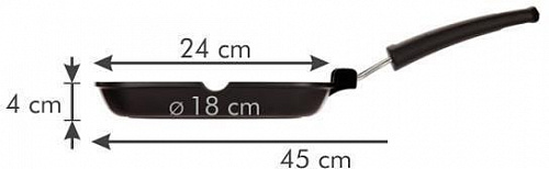 Сковорода-гриль Tescoma Premium 601254