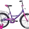 Детский велосипед Novatrack Vector 20 (фиолетовый/розовый, 2019)