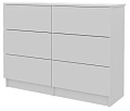 Комод Горизонт Нео 1050 6 ящиков (белый)