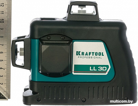 Лазерный нивелир KRAFTOOL LL-3D-2 34640-2 (с держателем)