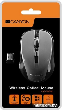 Мышь Canyon CNE-CMSW1G