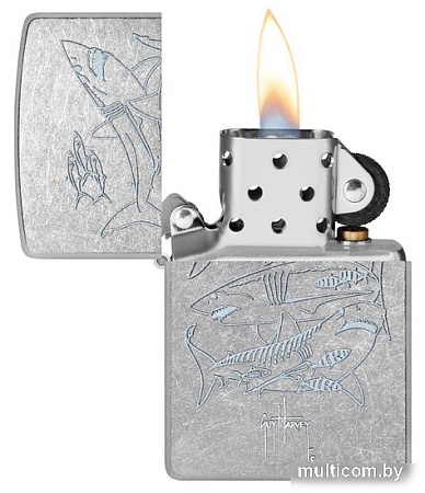 Зажигалка Zippo Street Chrome Guy Harvey 48595