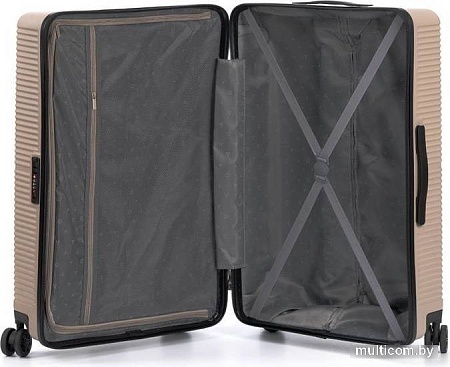 Чемодан-спиннер Torber Elton T2056L 78 см (песочный)