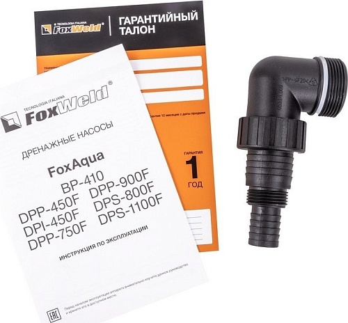 Дренажный насос FoxWeld FoxAqua DPS-1100F