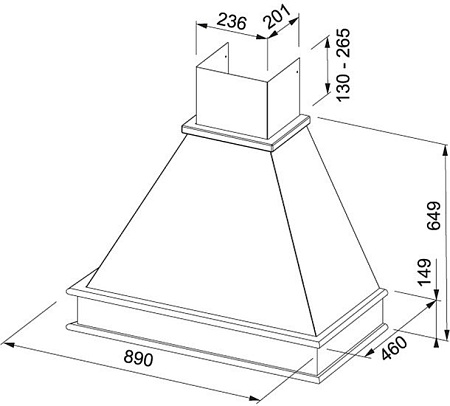 Кухонная вытяжка Franke Country Wood FCL 90 A2 321.0592.488 (белый)
