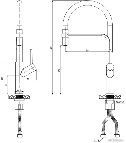 Смеситель Esko K50GW