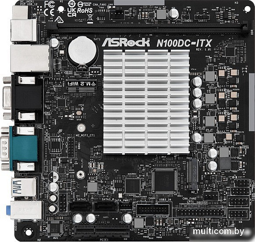 Материнская плата ASRock N100DC-ITX
