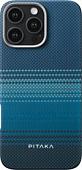Чехол для телефона Pitaka Tactile Woven для iPhone 16 Pro (синий)