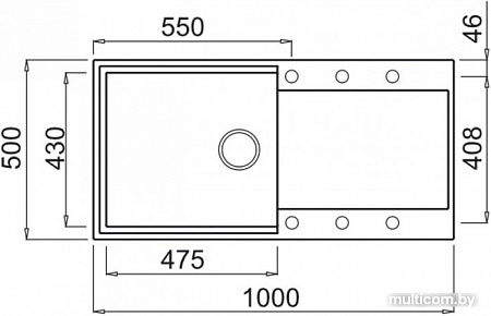 Кухонная мойка Elleci Easy 480 Bianco Antico 62