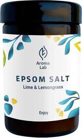 Косметика по уходу за телом Aroma Lab Соль Эпсома антицеллюлитная с лемонграссом Epsom Salt Enjoy 100г