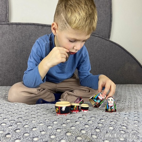 Развивающая игра Брестская Матрешка В украинской вышиванке (набор 5 шт)