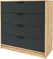 Комод Интерлиния Концепт КТ-К100 (антрацит/дуб золотой)