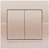 Выключатель Lezard Deriy 702-3030-101 (жемчужный)