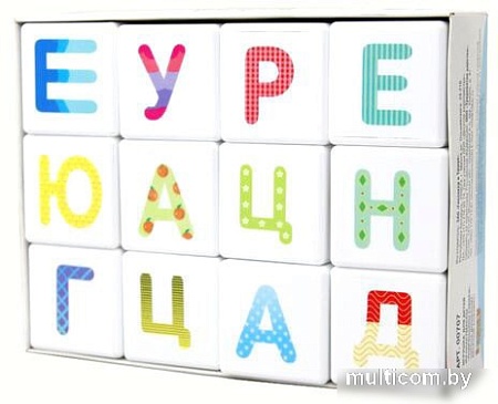 Кубики Десятое королевство Школа дошколят. Веселый алфавит 00707