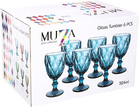 Набор бокалов для вина Lefard Muza Color Ромбо 781-149