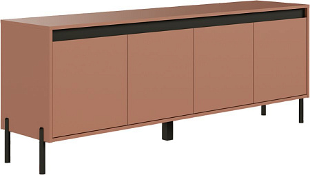 Тумба Black Red White Lubao RTV4D (античная латунь)