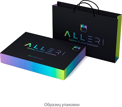 Постельное белье Alleri Сатин Premium 1.5сп СП-316