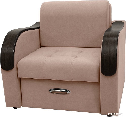 Кресло Сириус Лидер-1 ППУ 105x110 (Eva 02 велюр светло-бежевый)