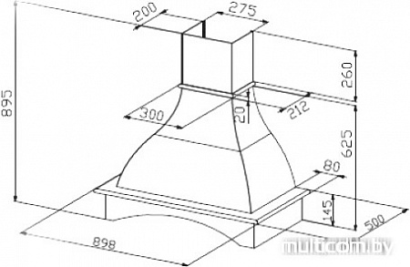 Кухонная вытяжка Franke FCS 902 White (110.0040.981)