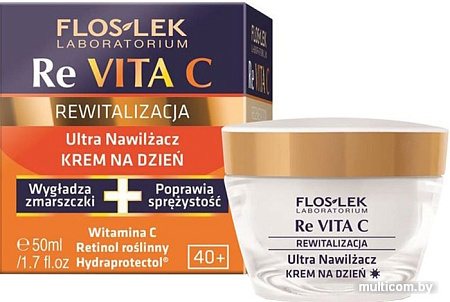 Floslek Re Vita C Revitalization Ultra Moisturizer Day Cream 40+ 50 мл