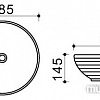 Умывальник Melana MLN-T4005-G25