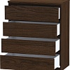 Комод Mio Tesoro Varma Prime 4 (коричневый)
