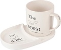 Чашка с блюдцем Nouvelle The Real Boss 0440013