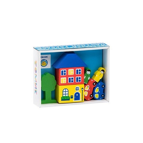 Конструктор/игрушка-конструктор Томик Голубой 8688-3