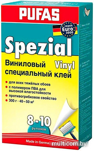 Клей для обоев Pufas Euro 3000 Spezial (300 г)