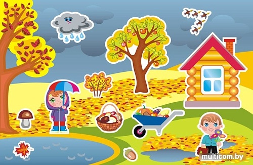 Магнитная доска Десятое королевство Времена года 01542