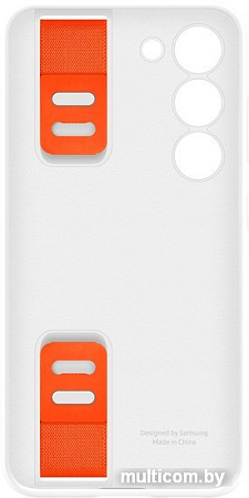 Чехол для телефона Samsung Silicone Grip Case S23 (белый)