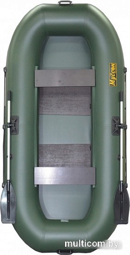 Гребная лодка Муссон B-250 PC (зеленый)