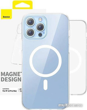 Чехол для телефона Baseus Lucent Magsafe для iPhone 13 Pro (прозрачный)