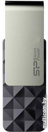 USB Flash Silicon-Power Blaze B30 Black 16GB (SP016GBUF3B30V1K)