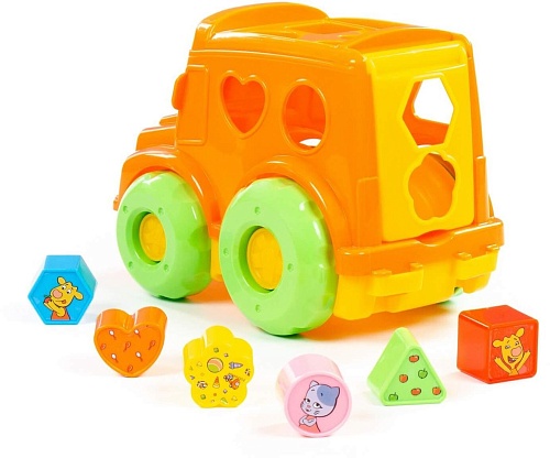 Сортер Полесье Оранжевая корова Автобус 91703