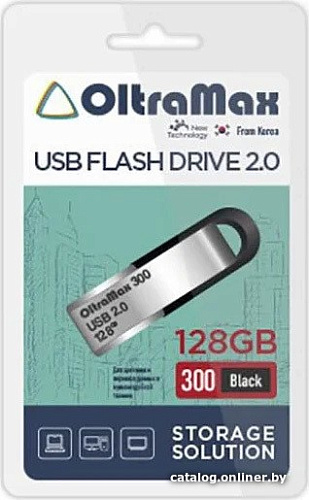 USB Flash OltraMax 300 128GB (черный)