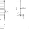 Полотенцесушитель ZorG Соренто Гранд 50x90, 235 вт (К-ЖК панель, справа, хром)