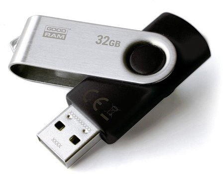 USB Flash GOODRAM UTS2 32GB OTG (черный) [UTS2-0320K0R11]