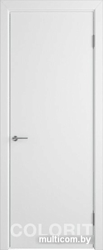 Межкомнатная дверь Юркас Colorit К6 ДГ 60x200 (белая эмаль)