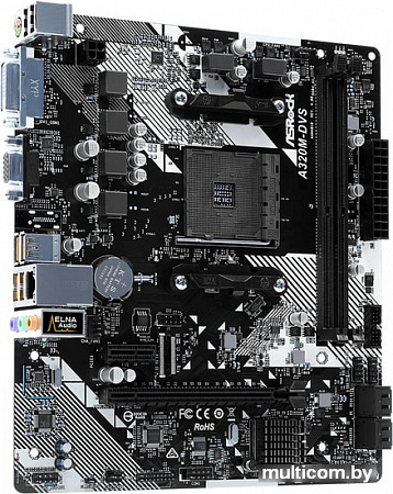 Материнская плата ASRock A320M-DVS R4.0